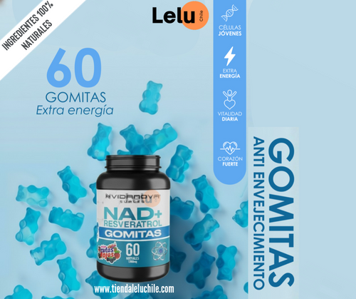 GOMITAS NAD+RESVERATROL 1000mg
