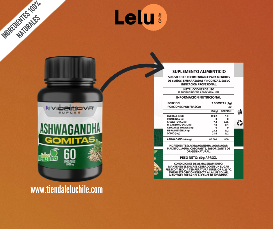 GOMITAS ASHWAGANDHA 1000mg